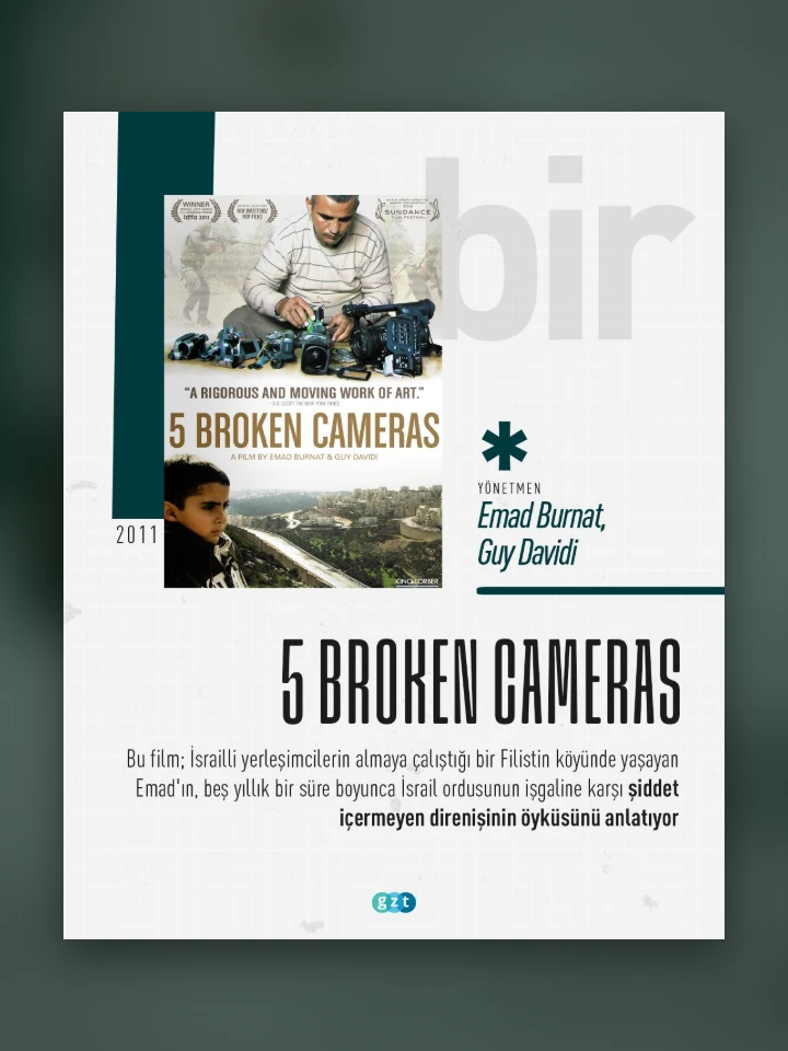 5 BROKEN GAMERAS — UFİDAB Filistin Kütüphanesi