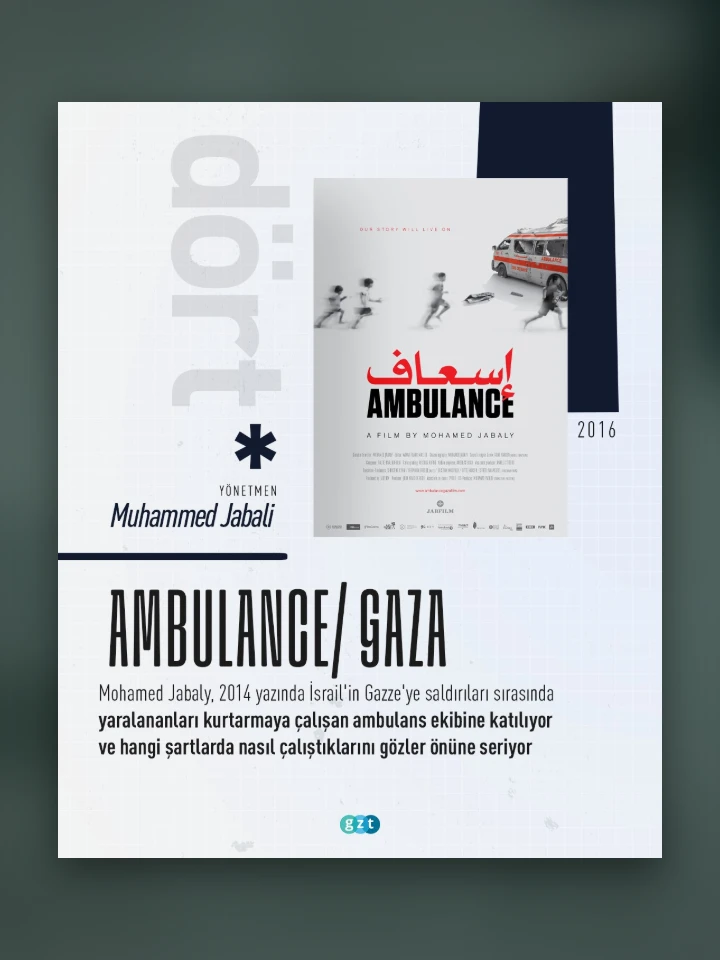 AMBULANCE/GAZA — UFİDAB Filistin Kütüphanesi