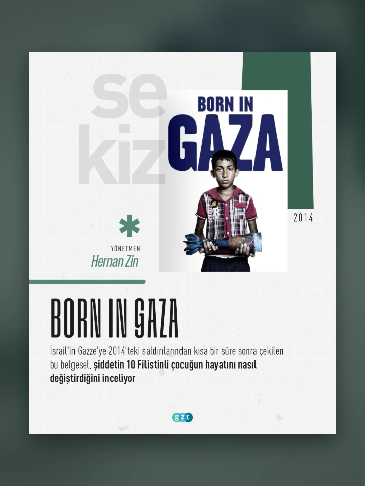 Born in Gaza — UFİDAB Filistin Kütüphanesi