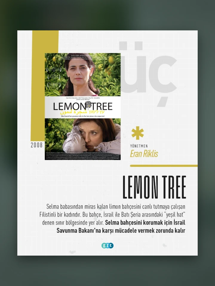 LEMON TREE — UFİDAB Filistin Kütüphanesi