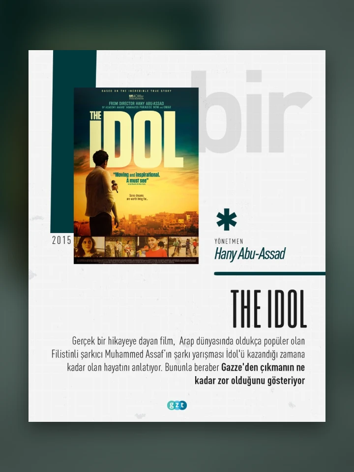 THE IDOL — UFİDAB Filistin Kütüphanesi