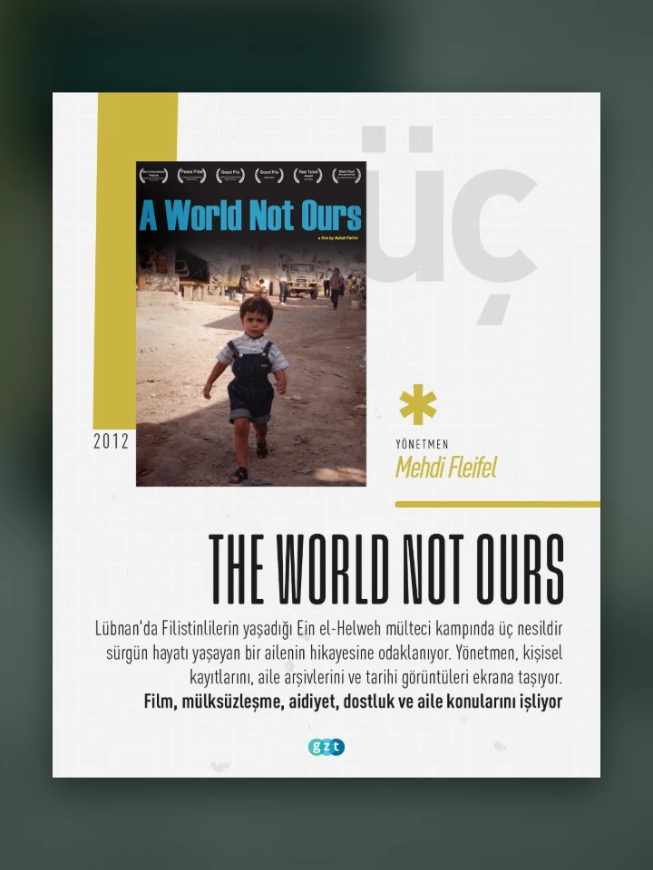 THE WORLD NOT OURS — UFİDAB Filistin Kütüphanesi